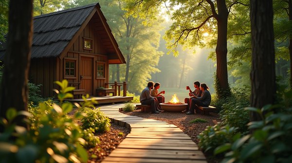 Le retour à la nature : top des campings pour se ressourcer avec slow village